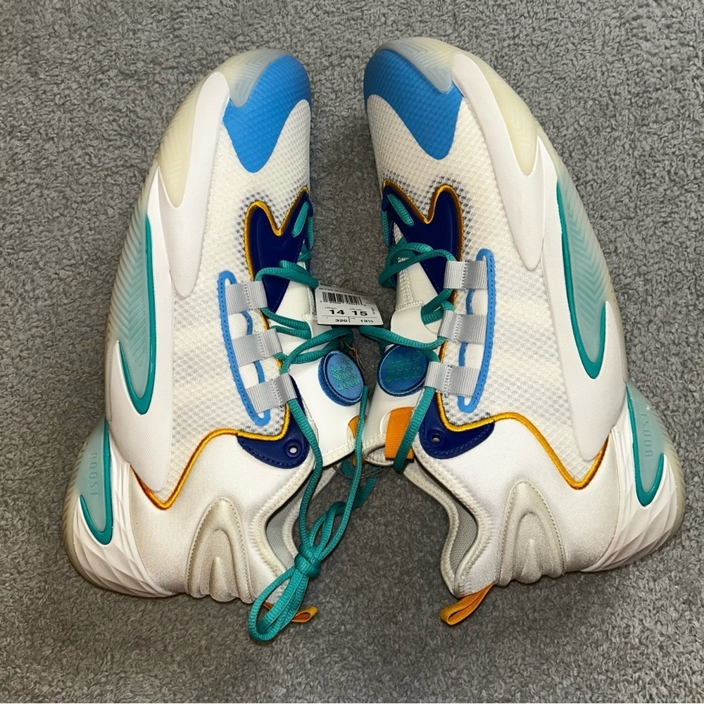 Men’s Size 14 Adidas Basketball SM BYW Select Boost Shoes PE Hoop York City - Picture 5 of 6